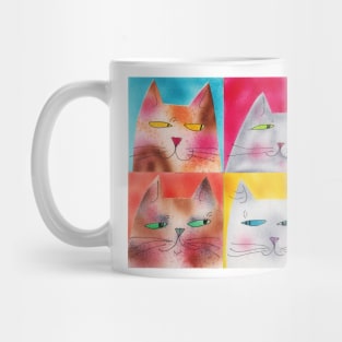 Six Adorable Cats Mug